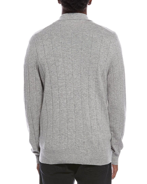 Kier+J Wool Cashmere-Blend Cardigan Grey Medium 3