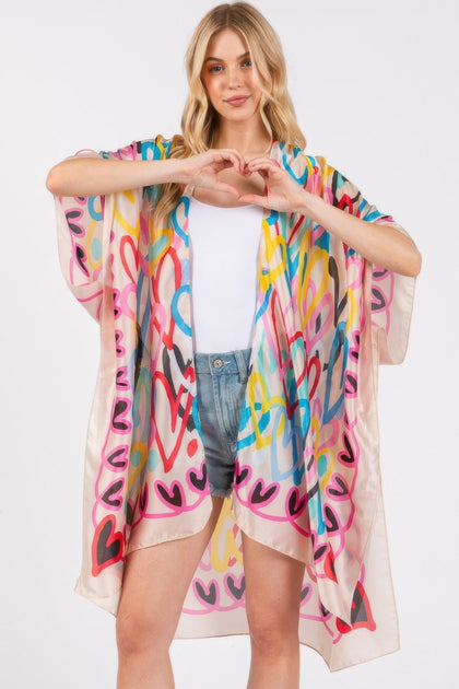TRUEDAMES Kimono Beige One Size 4