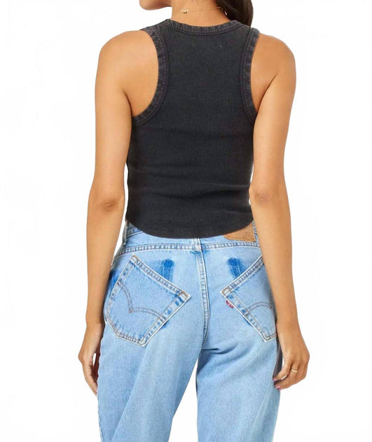 L Space Ash Tank Top Black Large 3