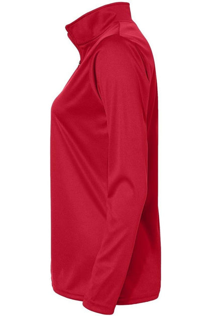 C2 Sport Quarter-Zip Pullover Red Small 3