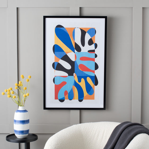 Safavieh Spunky Splat Framed Wall Art Multicolor 2