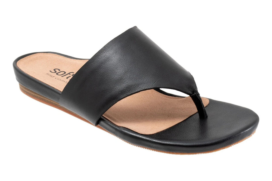SoftWalk Chandler S2306-001 Sandals Black US 7.5 2