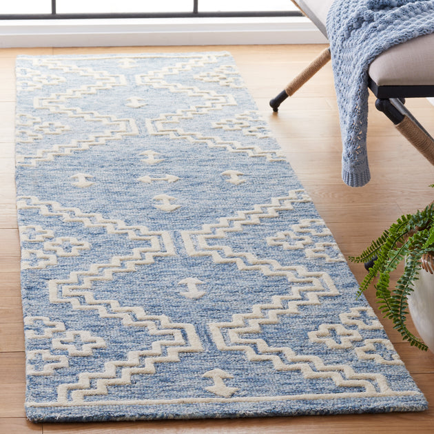 Safavieh Abstract ABT852 Area Rug Blue/Ivory 3