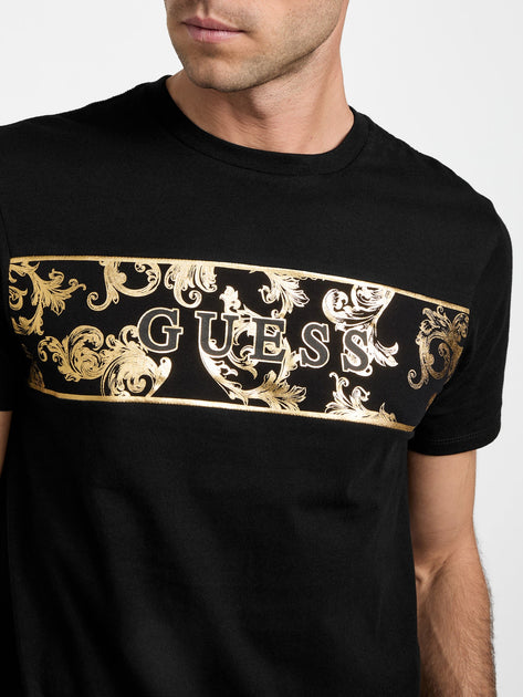 Guess Factory Elden T-Shirt Black Small 4