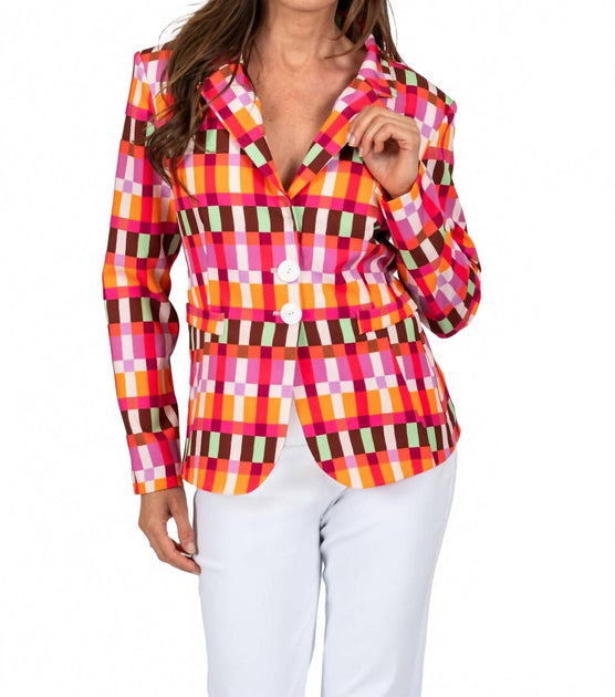 SCAPA Button Down Blazer Mehrfarbig XL 2