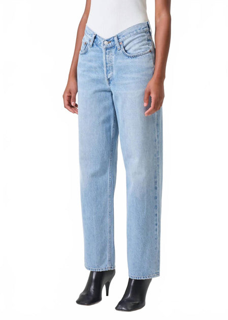 AGOLDE V-Waist Baggy Jeans Blue 30 5