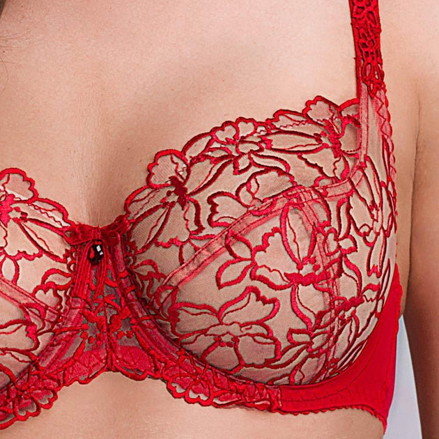 TRUEDAMES Full Figure Bra Red 34C 4