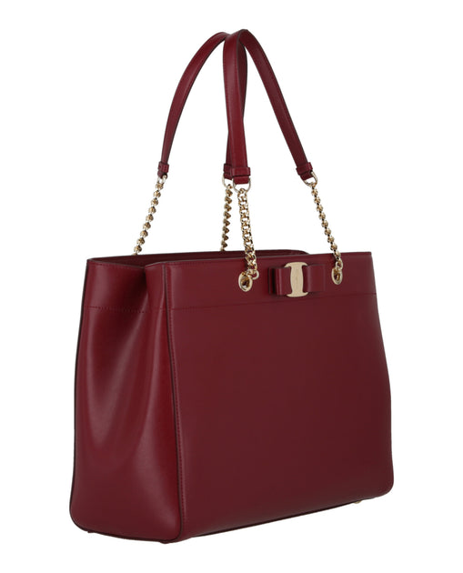 【FERRAGAMO】VARA SHOULDER BAG Authentic Vintage Salvatore Ferragamo Vara Tote Shoulder Bag