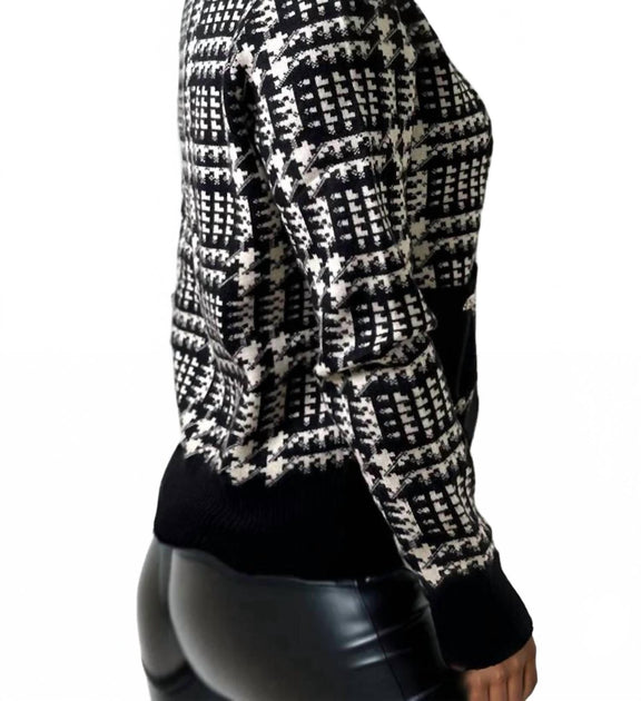 N by Nancy Plaid Cardigan Sweater Multi Medium 3