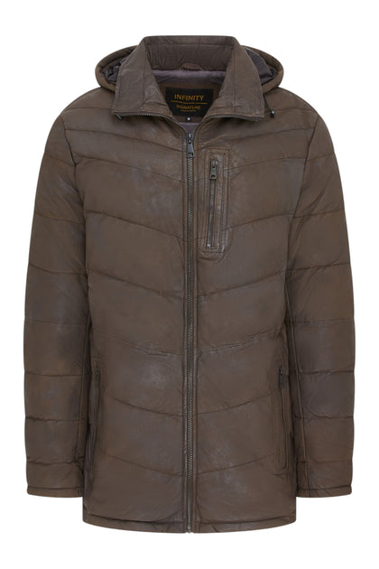 Infinity Olyic Men Puffer Jacket Brown 5XL 2