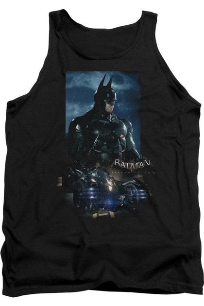 Gildan Batman Arkham Knight Batmobile Tank Top Black XLarge 2