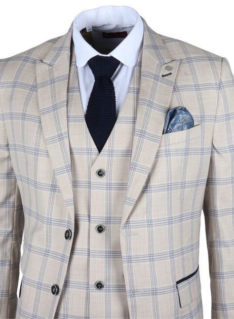 James Darby Warwick Checked Blazer Grey US 48 3