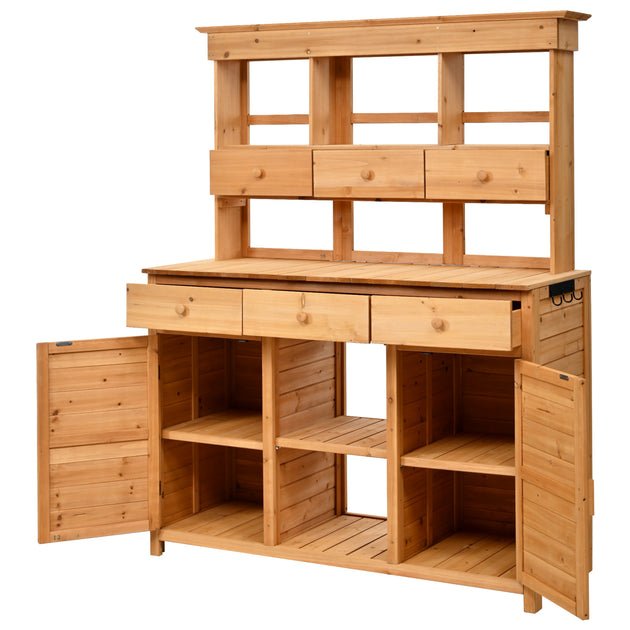 Streamdale Garden Potting Bench Brown 6