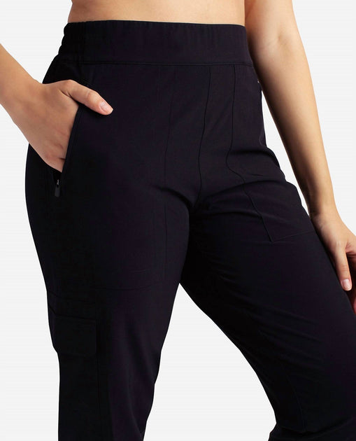 Danskin Lined Cargo Pants Black US 0 4