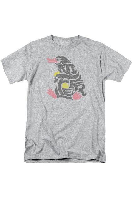 Gildan Fantastic Beasts Niffler T-Shirt Grey Medium 2