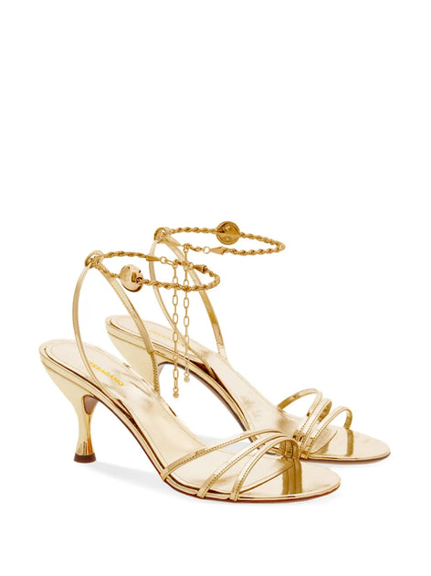 Salvatore Ferragamo Ferragamo 70mm Sandals Gold US 5.5 3