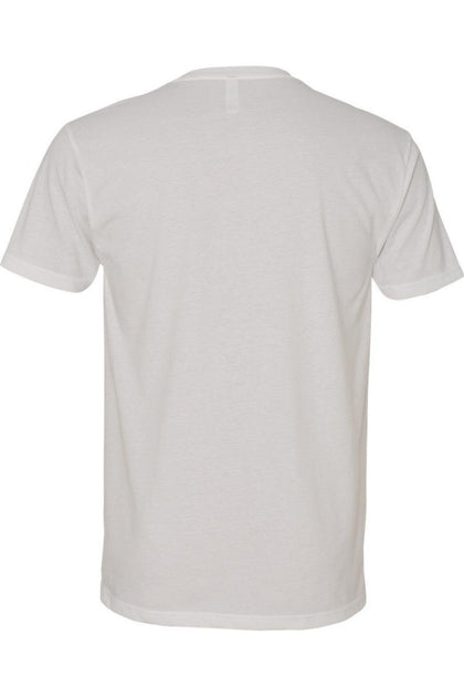 Next Level Unisex Sueded V-Neck T-Shirt White XXLarge 3