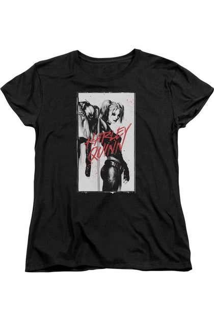 Gildan Batman Inked Quinn T-Shirt Black Medium 2