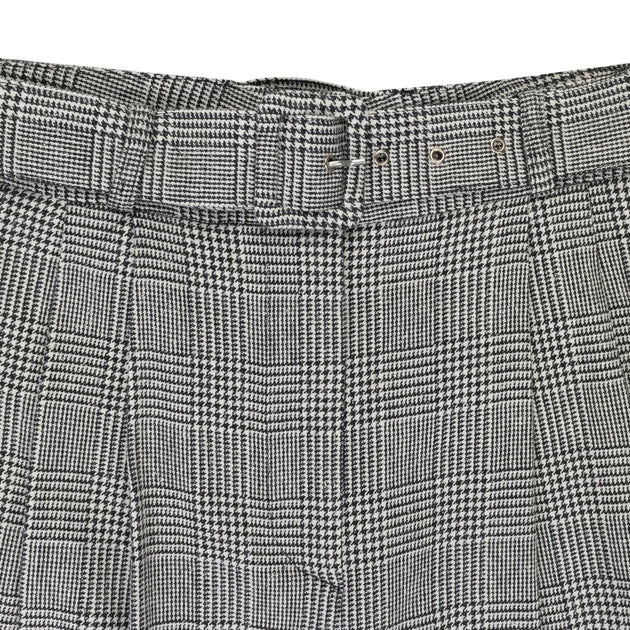 Fung Lan And Co. Houndstooth Belted Trouser Black/White US 0 3