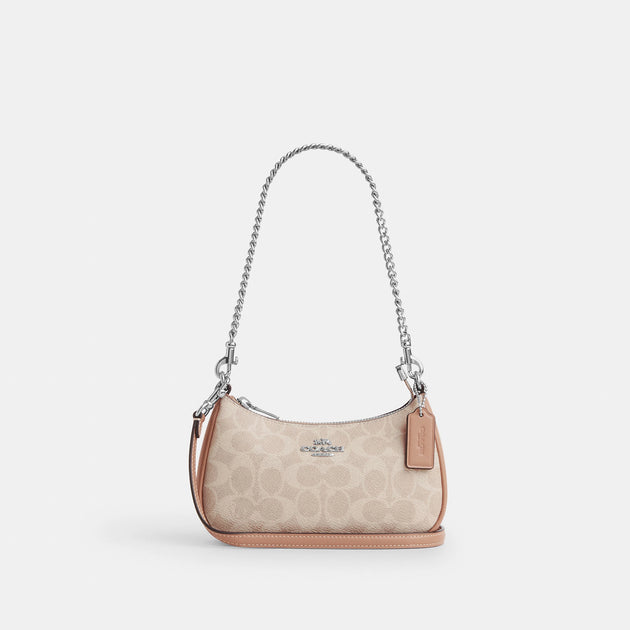 Coach Teri Mini Crossbody Bag Beige One Size 2