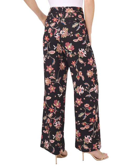 CeCe Straight Leg High Waisted Pant Black US 0 3