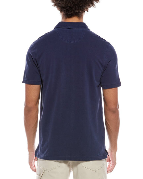 Brooks Brothers Garment Dyed Pique Polo Shirt Blue Medium 3