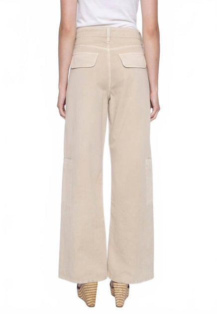 Picadilly Wide-Leg Denim Jeans Beige US 10 3