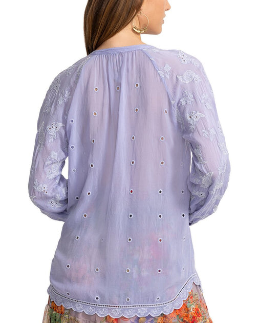 Johnny Was Anzhelina Tunic Purple Petite Large 3
