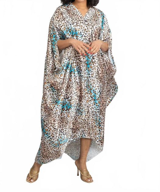 Kara Chic Chic Kaftan Dress Multi One Size 3