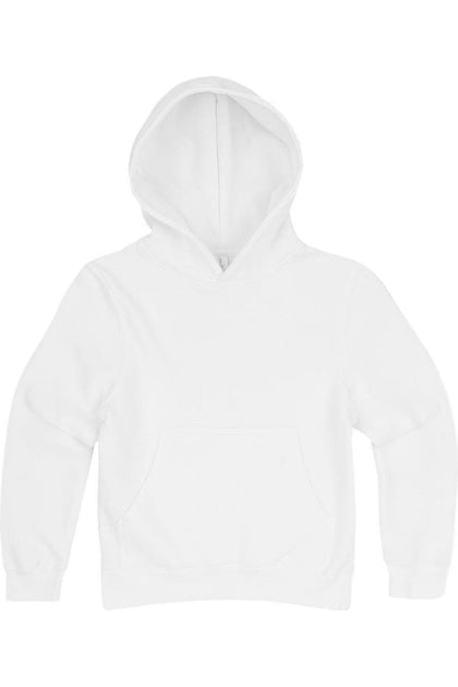 Lane Seven Youth Pullover Hooded Sweatshirt White Large 2
