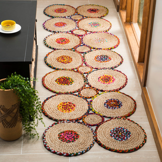 Safavieh Cape Cod Teppich, Rot / Natur 3