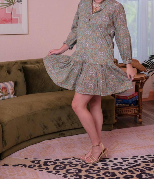 Just Darviny Megan Button Front Mini Dress Pink X-Small 4