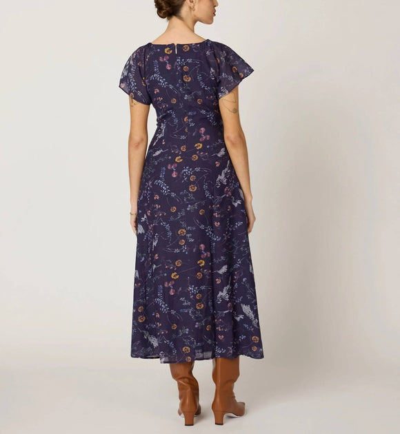 Cleobella Victoria Robe Mi-longue Violet Medium 3
