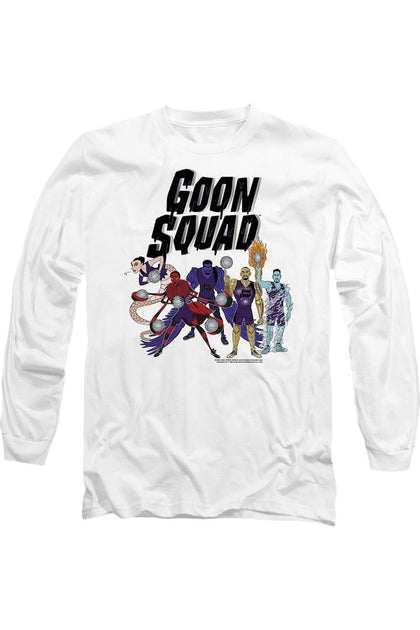 Gildan Space Jam 2 Goon Squad Long Sleeve T-Shirt White Large 2