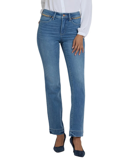 Jean droit NYDJ Marilyn Bleu US 2 2
