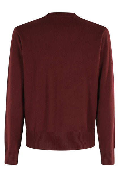 Seventy Burgundy Pull Col Rond Rouge XLarge 3