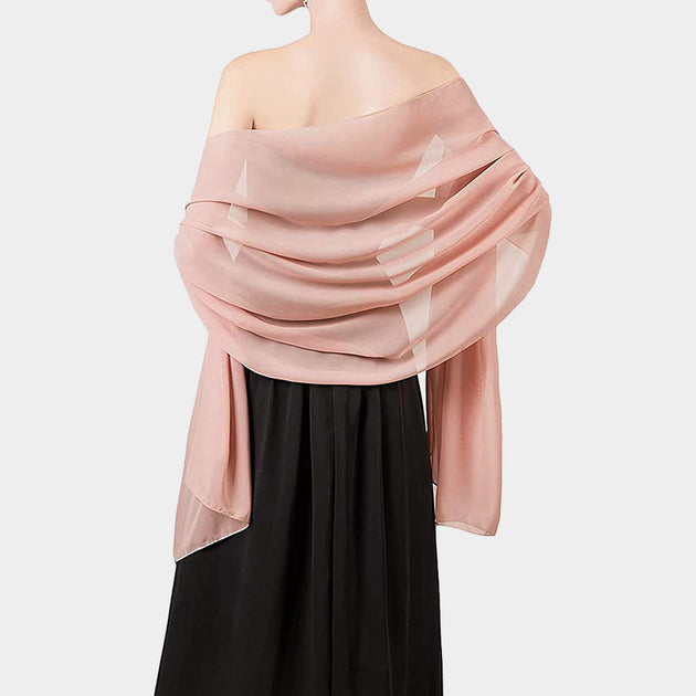 TRUEDAMES Chiffon Shawl Scarf Wrap Green 3
