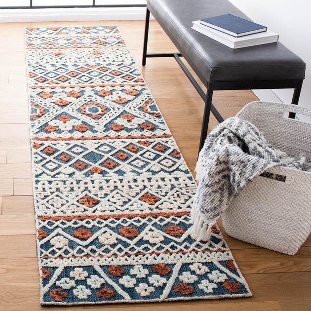 Safavieh Aspen Area Rug Blue Orange 3