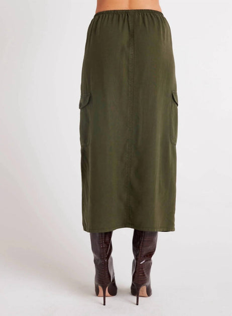 Bella Dahl Cargo Midi Skirt Multi Large 4