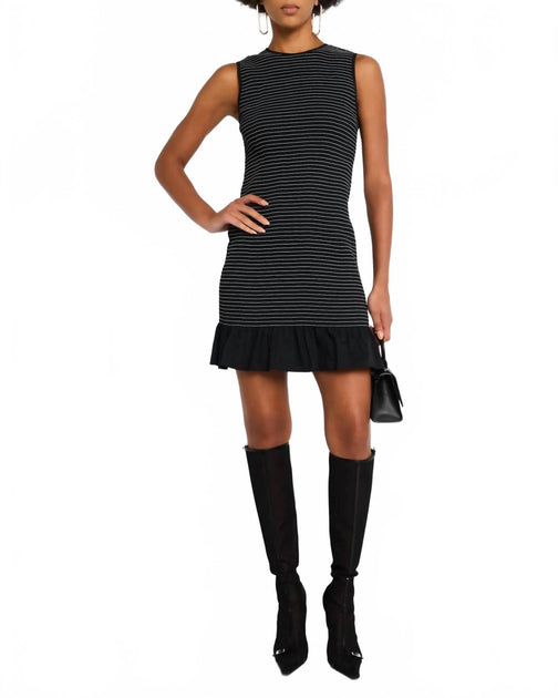 SIMON MILLER Belle Smocked Mini Dress In Black | ShopSimon