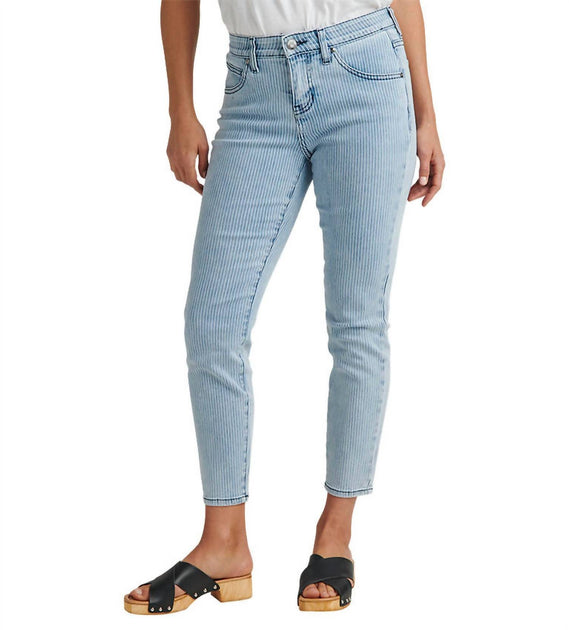 JAG Cecilia Mid Rise Skinny Jeans Blau US 0 2