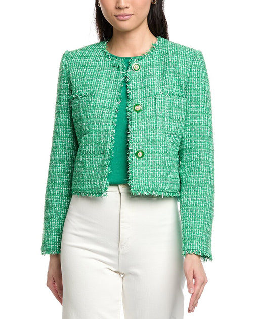 St. John Boxy Jacket Green US 16 2