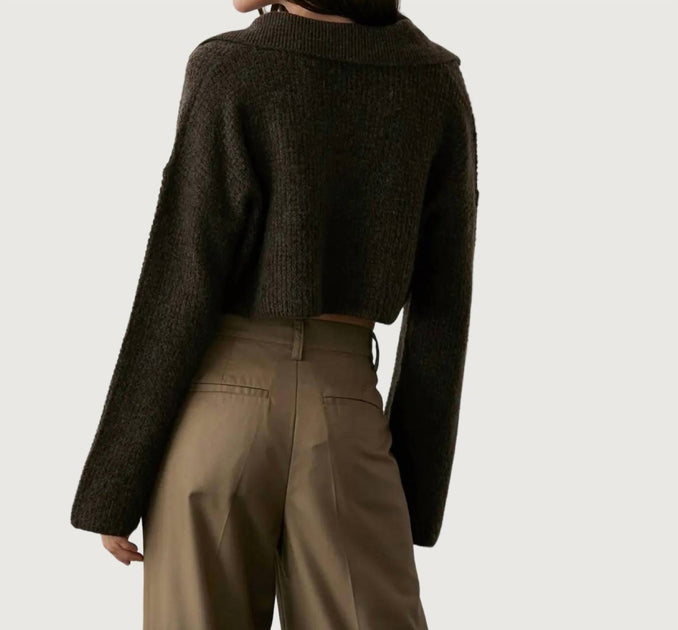 CRESCENT Devan Polo Pullover Grün Medium 3
