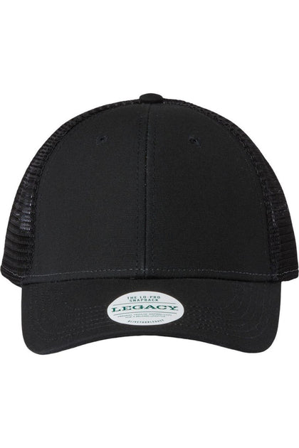 LEGACY Lo-Pro Snapback Trucker Cap Black 2