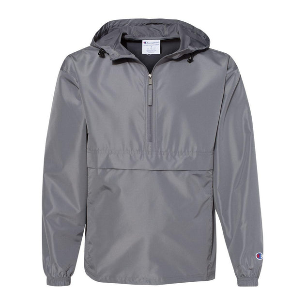 Champion Packable Quarter-Zip Jacket Purple Small 2