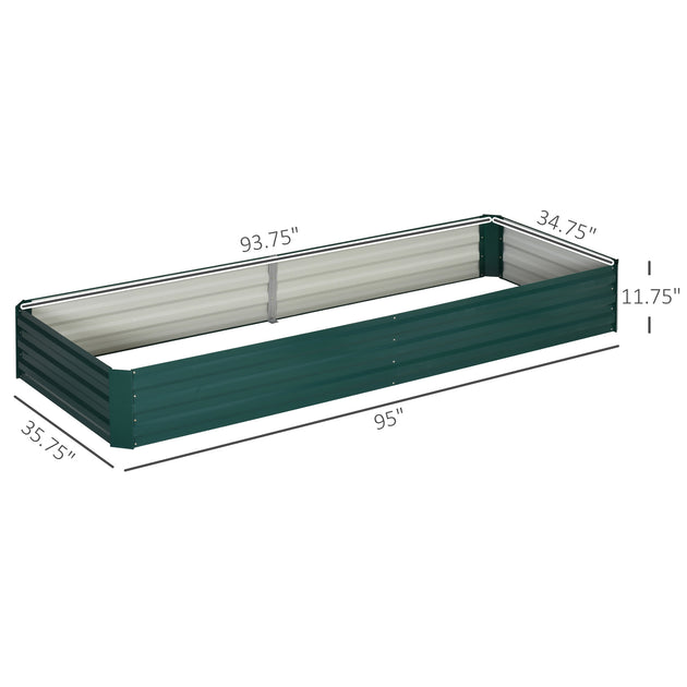 Hivvago Raised Garden Bed Gray 5