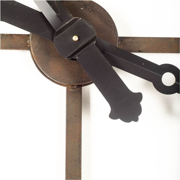 Horloge Murale Squelette en Métal Noir 127 cm Hivvago 4