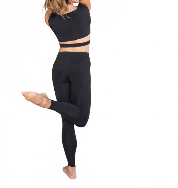 Body Wrappers Crop-Top Schwarz Small 3