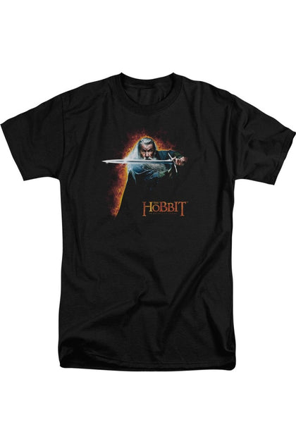 Gildan The Hobbit Secret Fire T-Shirt Black XXL 2
