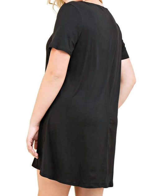 Entro Modal Strappy Tee Shirt Dress Black XLarge 4